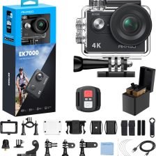 AKASO EK7000 4K30fps Action Camera - 131ft Waterproof Camera with EIS 4X Zoom Remote Control Ultra HD 20MP Underwater Camera with Accessories Kit