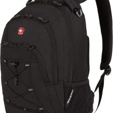 SwissGear 1186 Bungee Backpack, Black, 17-Inch